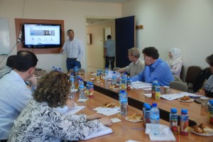 An Estonian Delegation visits the Palestinian e-Government Academy in Birzeit University